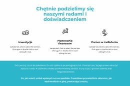 Korzyści I Tekst W Tle - Bezpłatna Jednostronicowa Witryna Internetowa