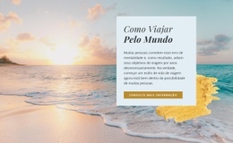 Relaxe Agência De Viagens - HTML Website Builder