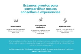 O Melhor Design De Site Para Benefícios E Texto Em Segundo Plano