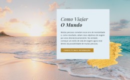 Relaxe Agência De Viagens Modelo Gratuito