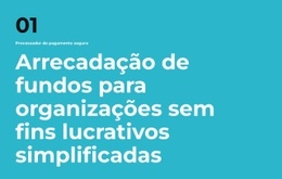 Modelo De Site Para Dois Textos Em Fundo Claro