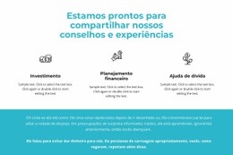 Modelo HTML5 Premium Para Benefícios E Texto Em Segundo Plano