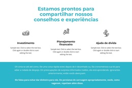 Benefícios E Texto Em Segundo Plano - Tema WordPress Profissional