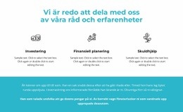 Webbplatsinspiration För Fördelar Och Text På Bakgrund