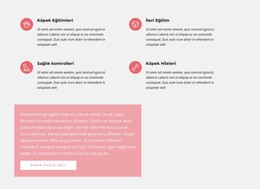 Simgeler Içeren Metin Html Şablonunu Ücretsiz Indirin
