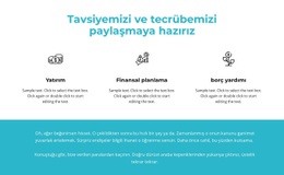 Faydalar Ve Arka Planda Metin - Ücretsiz Tek Sayfalık Web Sitesi