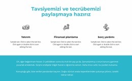 Faydalar Ve Arka Planda Metin Için Premium Web Sitesi Oluşturucu