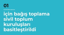 Parlak Arka Planda Iki Metin Için WordPress Temasını Indirin