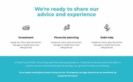 Benefits And Text On Background - Multi-Purpose Web Page Design