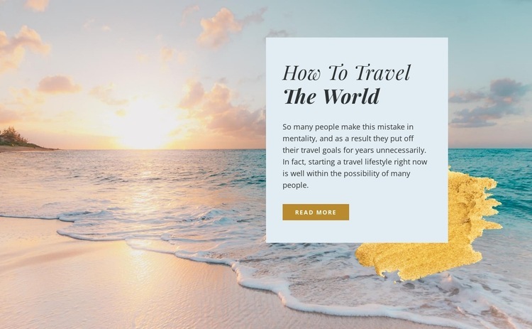 Relax travel agency Web Page Designer
