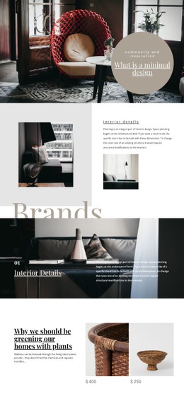 Interior Brands Ecommerce Website