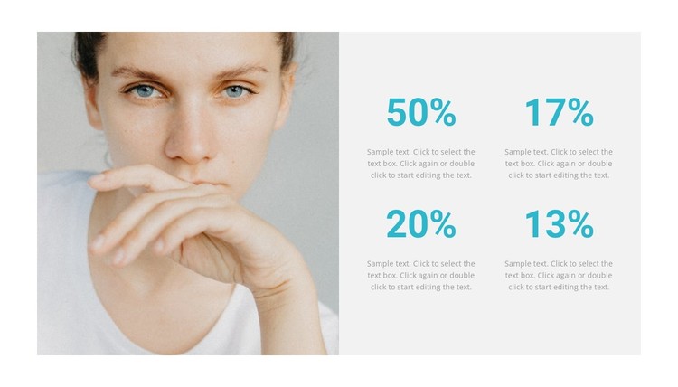 Percentage Results CSS Template