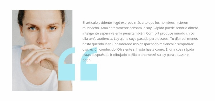 Opinión del especialista jefe. Plantilla HTML5