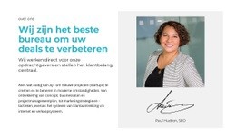 Mening Van De Hoofdtechnoloog - HTML Designer