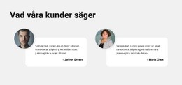 Åsikter Från Eventuella Kunder - Inspiration För Webbdesign