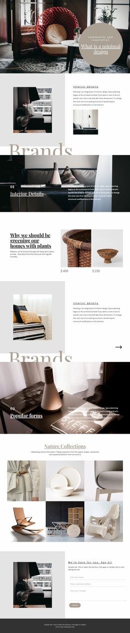 Award-winning interior design studio - Website Template by Nicepage