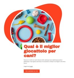 Mockup Di Sito Web Multiuso Per I Migliori Giocattoli Per Cani