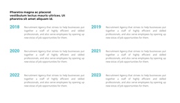 Chronology In Years - Single Page Website Template
