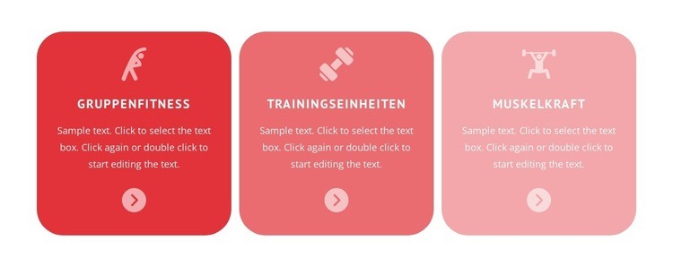 Fitness, Yoga, Tanzen und andere Sportarten Landing Page