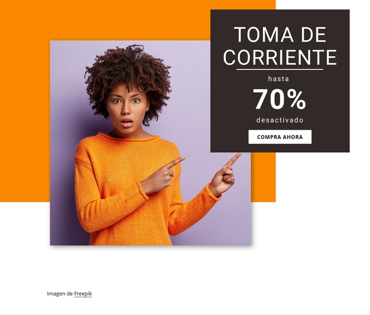 Colección outlet mujer Plantillas de creación de sitios web