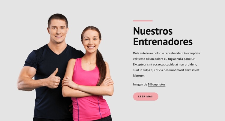 Mejor entrenamiento personal Tema de WordPress