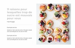 Le Doux Danger Du Sucre – Page De Destination