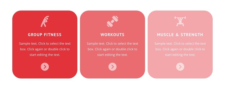 Fitness, yoga, dancing and other sports HTML5 Template