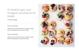 Il Dolce Pericolo Dello Zucchero - Modello Per La Creazione Di Siti Web