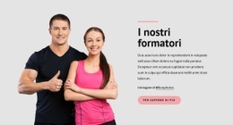 Fantastico Modello HTML5 Per Miglior Allenamento Personale