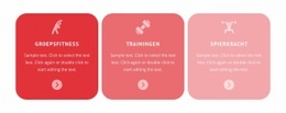 Responsieve HTML5 Voor Fitness, Yoga, Dansen En Andere Sporten