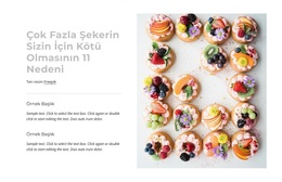 Şekerin Tatlı Tehlikesi Için Çok Amaçlı WordPress Teması