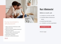 Těhotenské Kurzy - Šablona Bootstrapu