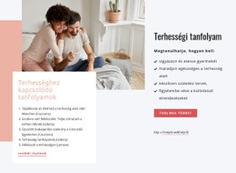 Terhességi Tanfolyamok - Rendszerindító Sablon