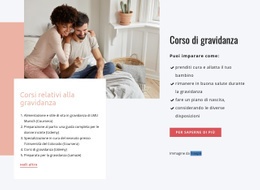 Corsi Di Gravidanza - Generatore Di Siti Web Professionale Personalizzabile