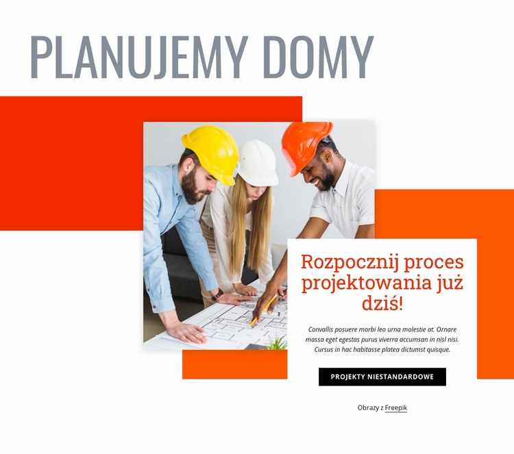 Planujemy domy Szablony do tworzenia witryn internetowych