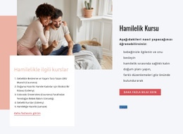 Hamilelik Kursları - Açılış Sayfası