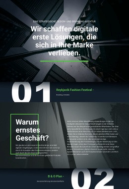 Digitale Erste Lösungen - Zielseite Zum Kostenlosen Download