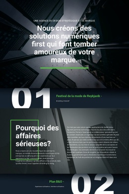 Premières Solutions Numériques - Belle Maquette De Site Web