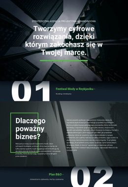 Cyfrowe Pierwsze Rozwiązania - Piękna Makieta Strony Internetowej