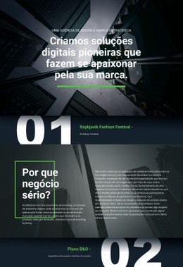 Crie Seu Próprio Site Para Primeiras Soluções Digitais