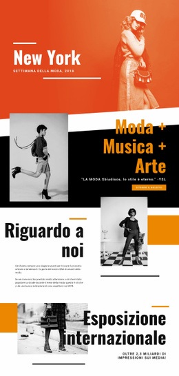 Moda E Musica - Costruttore Di Siti Web Facile