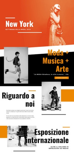 Moda E Musica: Trascina E Rilascia La Pagina Di Destinazione