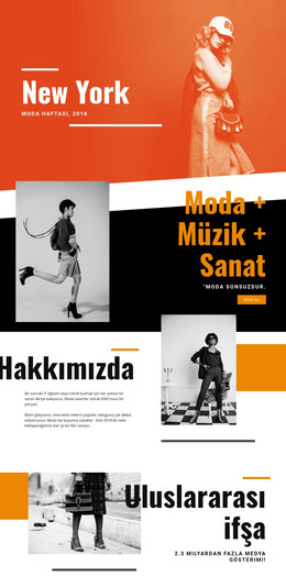 Moda Ve Müzik - HTML Sayfası Şablonu