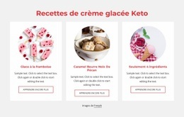 Recettes De Crème Glacée Keto Modèle Réactif Html5