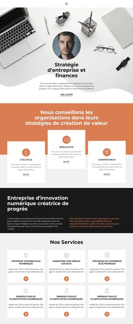 Ces Étoiles Montantes Du Business - Fonctionnalité Thème WordPress