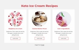 Keto Ice Cream Recipes - Beautiful Html Code