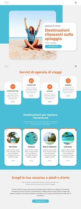 Destinazioni Balneari Da Visitare Quest'Estate - Modelli Gratuiti