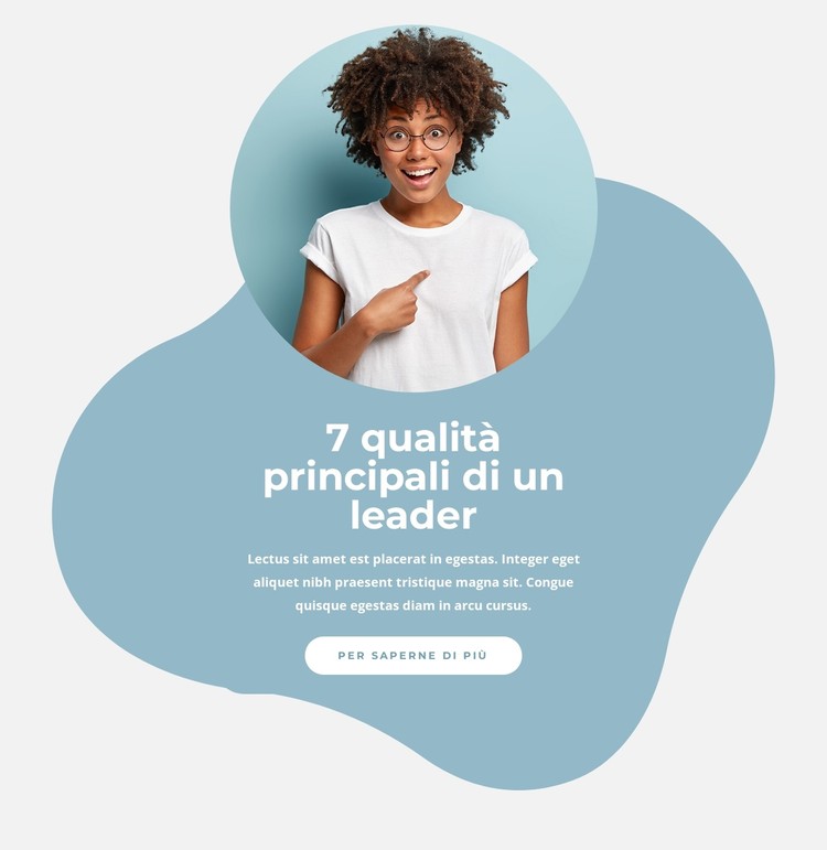 7 qualità principali di un leader Modello CSS