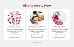 Ricette Gelato Keto Tema WordPress