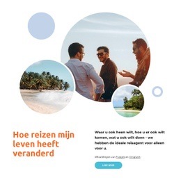 Reisgids Voor Kleine Groepen - Functionaliteit HTML5-Sjabloon